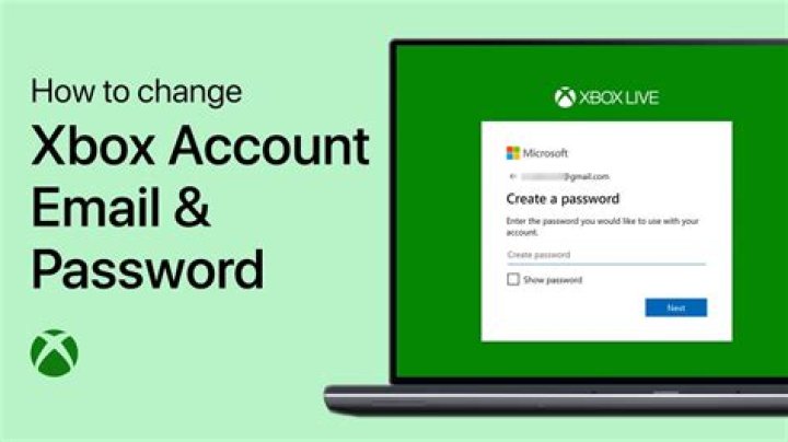 How do I change my password on Xbox one?