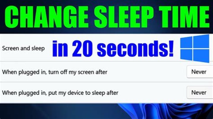 How do I change the sleep settings on my monitor?