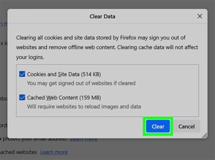 How do I delete cookies from Firefox browser?
