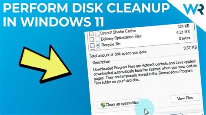 How do I do a Disk Cleanup on Windows Server 2012?