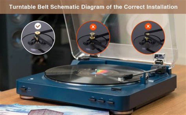 How do I fix my record player belt?