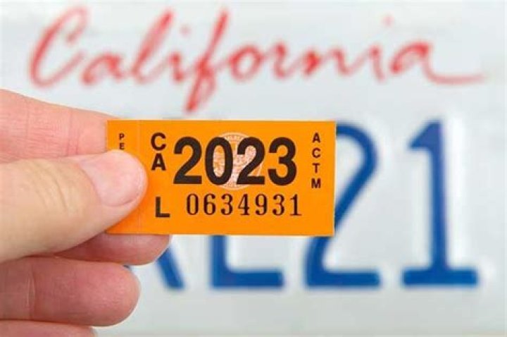 How do I get a new license plate in California?