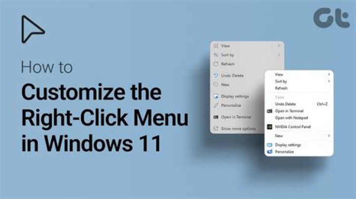 How do I get rid of right click options?
