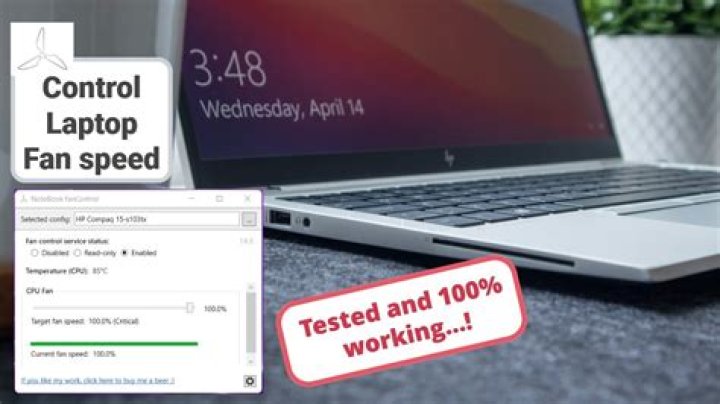 How do I increase my laptop fan speed?