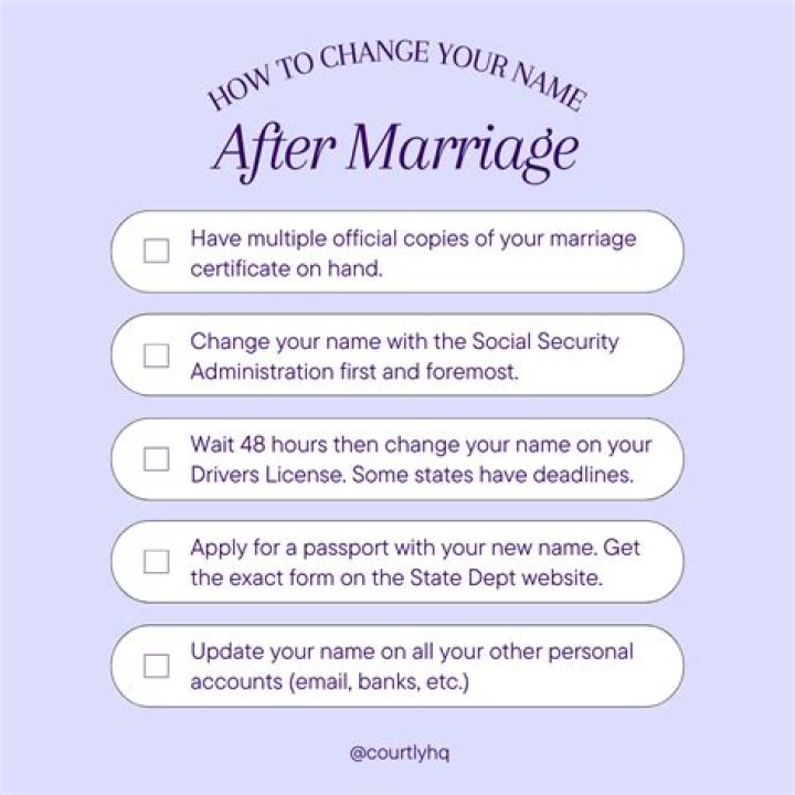 How do I legally change my name after marriage in Florida?