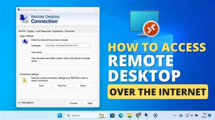 How do I remotely access a local computer?
