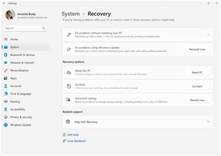 How do I reset my Baxi?