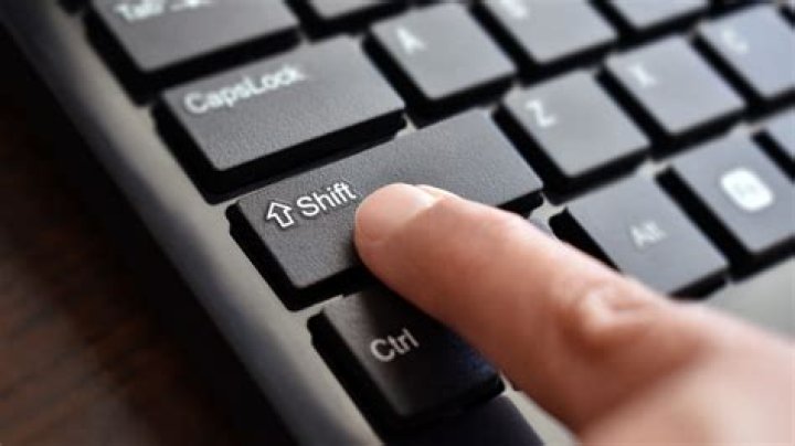 How do I reset my shift key?