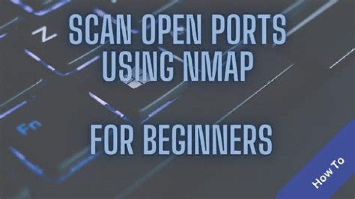How do I scan open ports in nmap