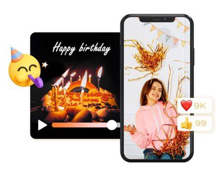 How do I send a birthday video on Facebook?