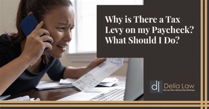 How do I stop a tax levy on my paycheck