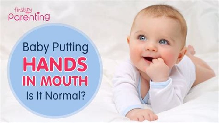How do I stop my baby from putting his thumb in his mouth?