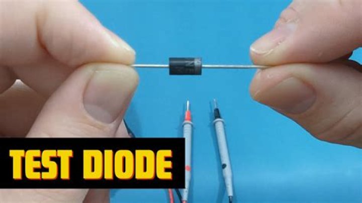 How do I test if a diode is working?