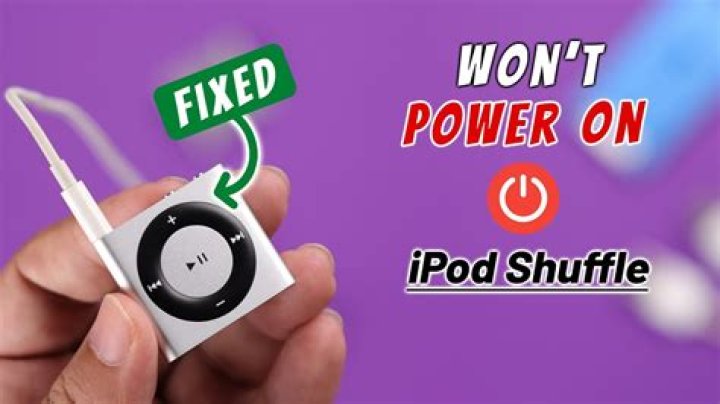 How do I turn my iPod shuffle on?