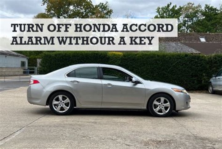 How do I turn off my Honda alarm without remote