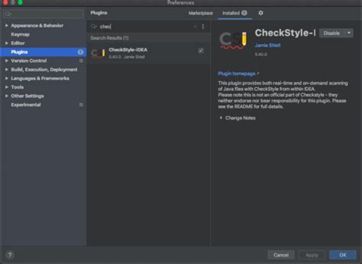 How do I use CheckStyle in IntelliJ?