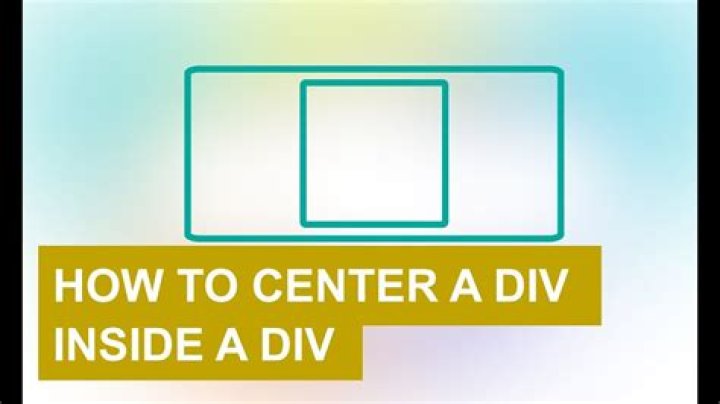 How do I vertically align a div inside a div?