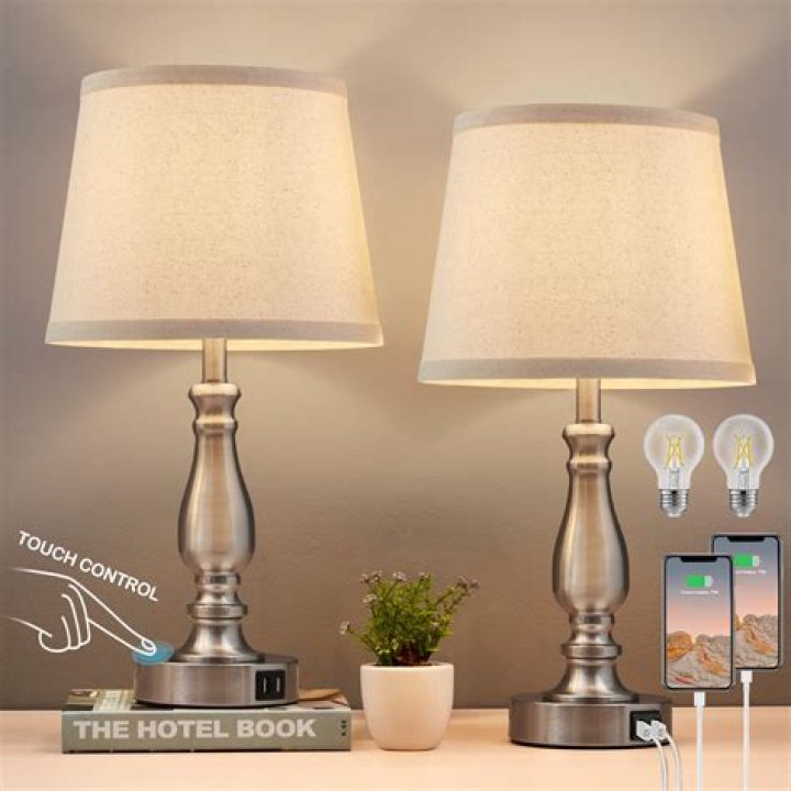 How do touch table lamps work?