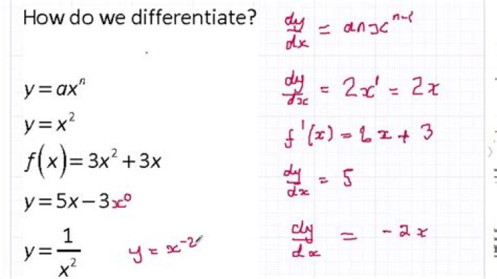 How do we differentiate?