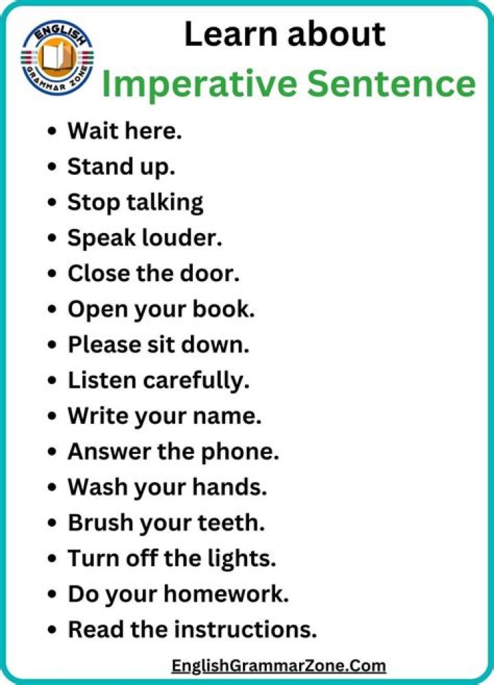 How do you change a sentence from imperative to French