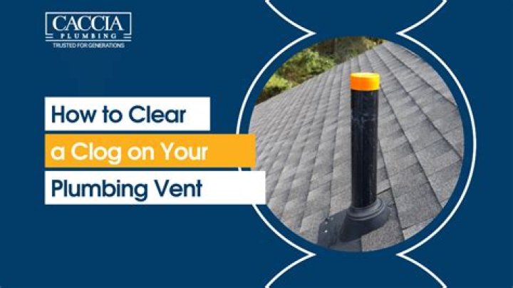 How do you clear a vent pipe