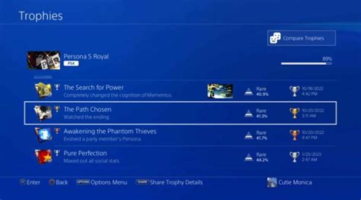 How do you delete trophies on PS3?