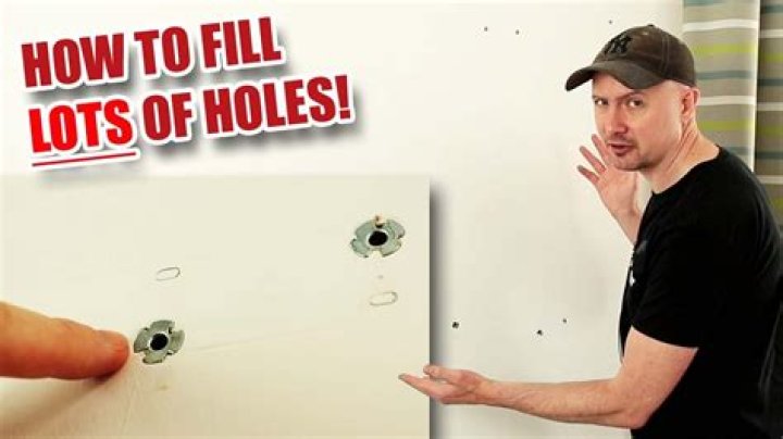 How do you fill holes in cork board?