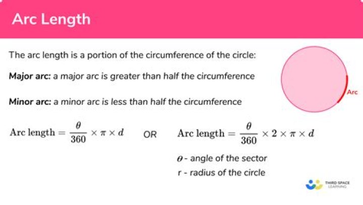 How do you find the arc length and sector area of a circle?