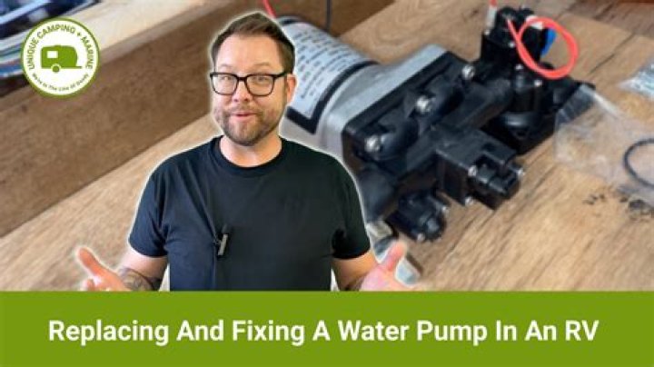 How do you fix an RV water pump?
