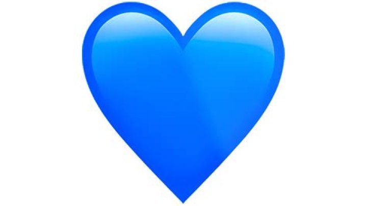 How do you get a blue heart Emoji on Facebook?