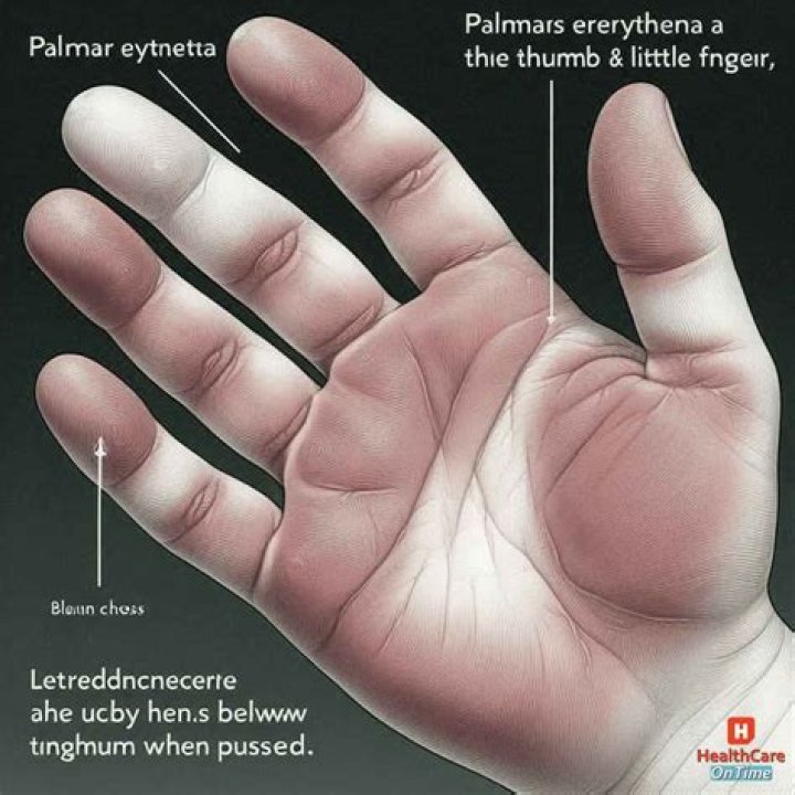 How do you get palmar erythema?