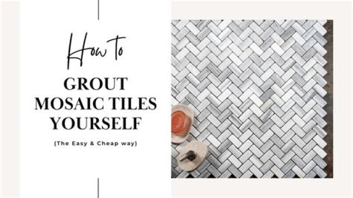 How do you grout easy?