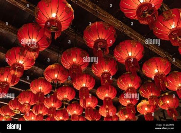 How do you hang Chinese lanterns indoors?