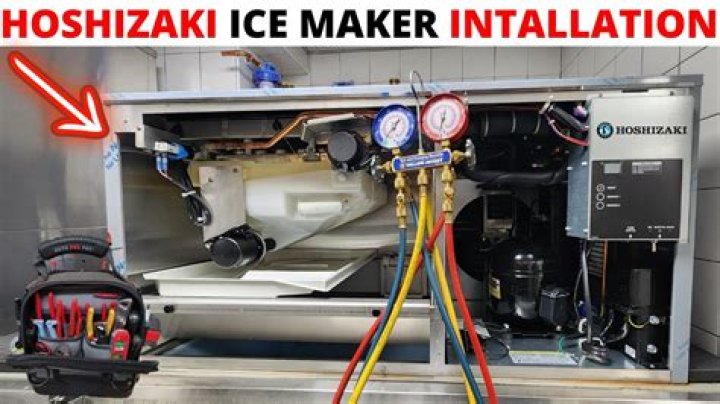 How do you install an ice maker line?