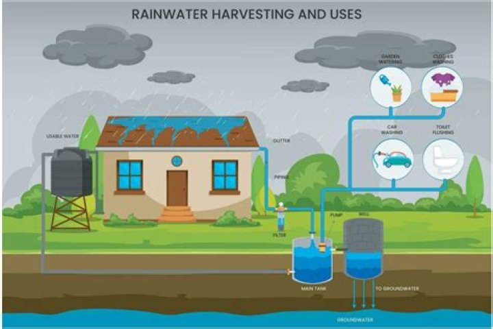 How do you keep rainwater clean?