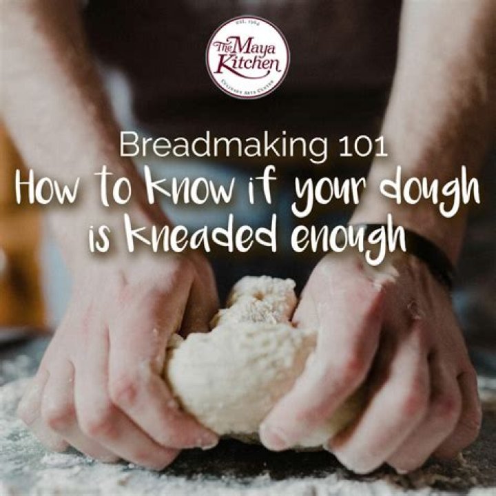 How do you know when dough is kneaded enough?