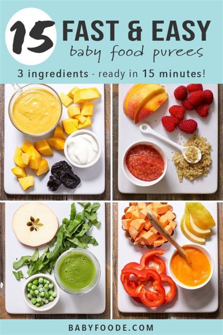 How do you make baby food with fresh fruit?
