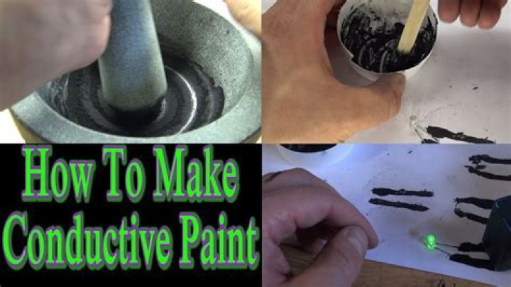 How do you make electrical conductive paint?