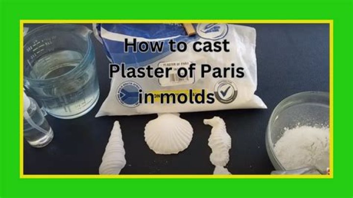 How do you make stuff with plaster of Paris?