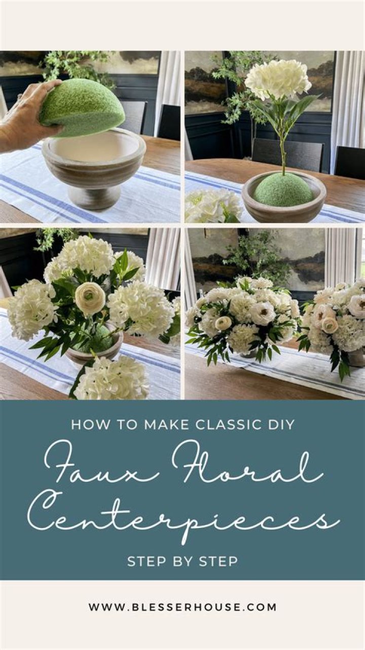 How do you make your own wedding centerpieces?