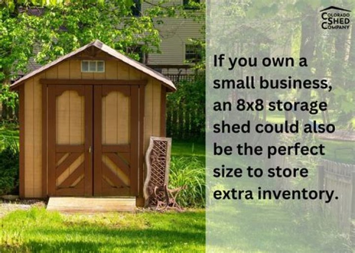 How do you organize a small storage shed