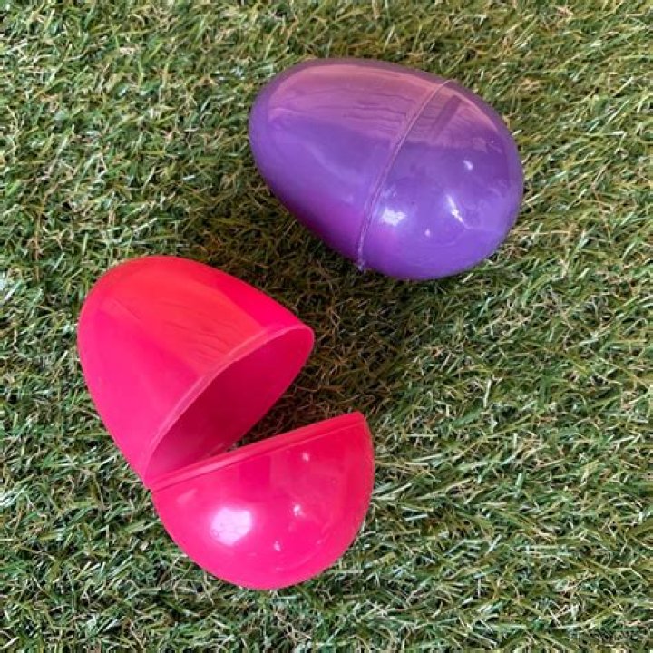 How do you poke a hole in a plastic egg?