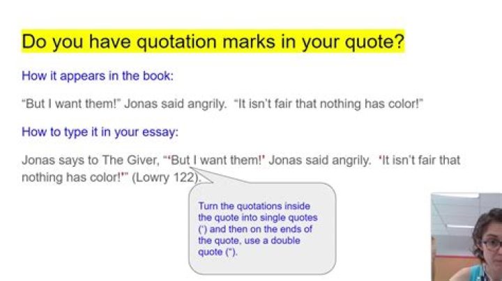 How do you put quotes in a sentence?