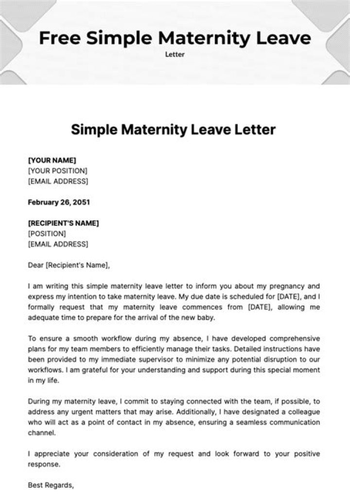 How do you qualify for maternity leave?