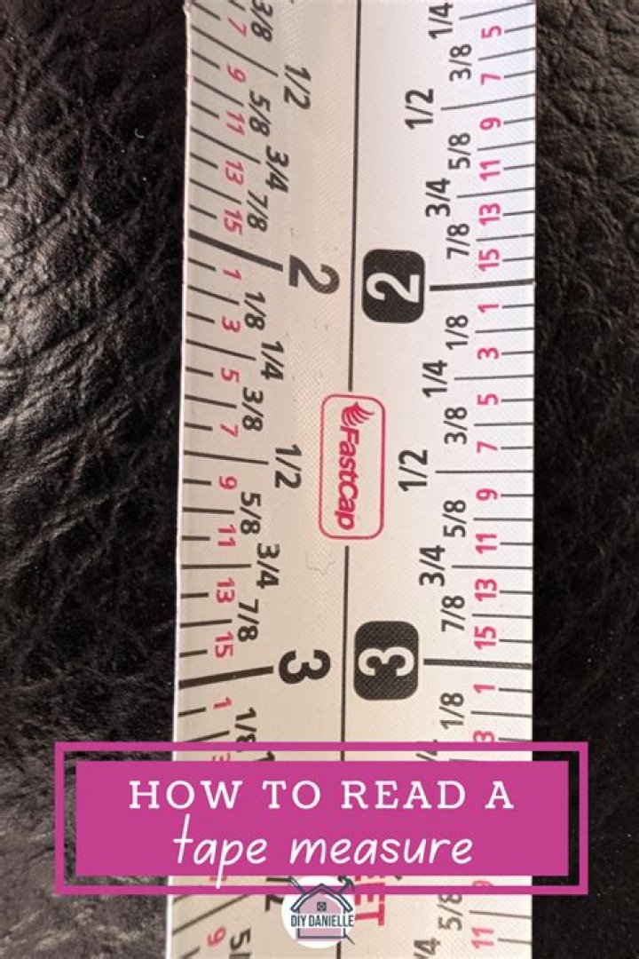 How do you read a measuring stick?