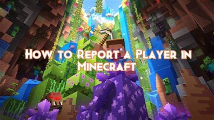 How do you report a player in Minecraft?