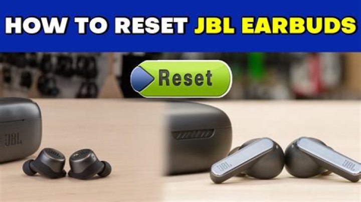 How do you reset true wireless earbuds?