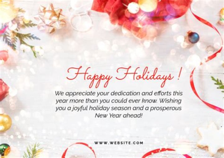 How do you say happy holidays and happy new year?