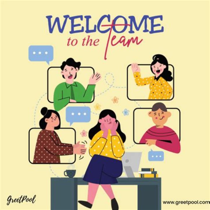 How do you say welcome to the team in email?