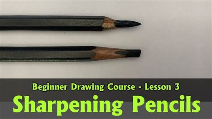 How do you sharpen Tri write pencils?